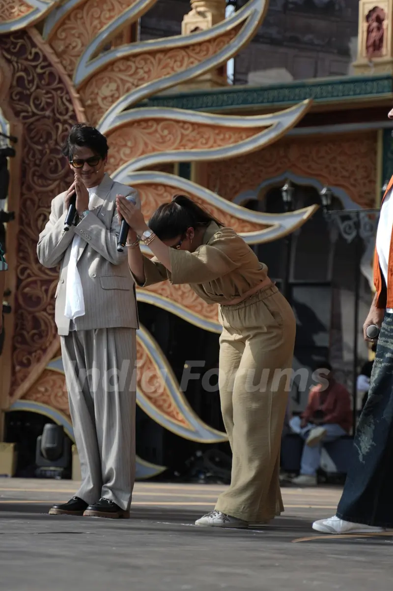 Jaideep Ahlawat, Vijay Varma and Nimrat Kaur snapped rehearsing for IIFA Awards 2025