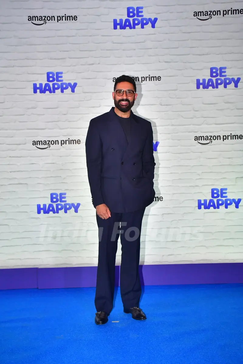 Abhishek Bachchan grace the premiere of Be Happy