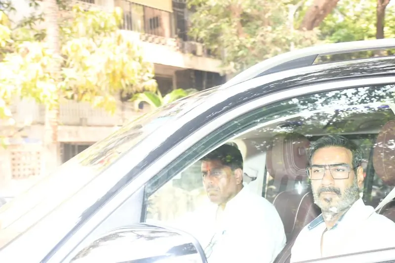 Ajay Devgn snapped leaving Ayan Mukherjee's house