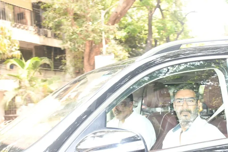 Ajay Devgn snapped leaving Ayan Mukherjee's house