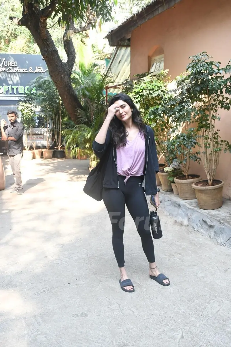 Karishma Tanna  snapped in the city