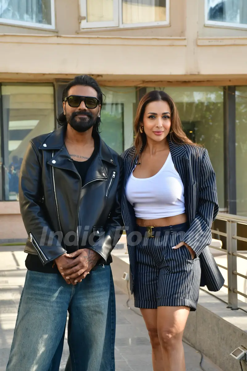 Malaika Arora and Remo Dsouza snapped promoting Hip Hop India season 2 