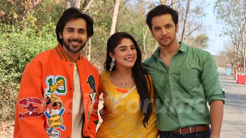 Randeep Rai, Adrija Roy and Shivam Khajuria snapped shooting on the sets Anupamaa