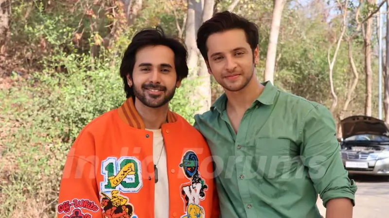 Randeep Rai and Shivam Khajuria snapped shooting on the sets Anupamaa