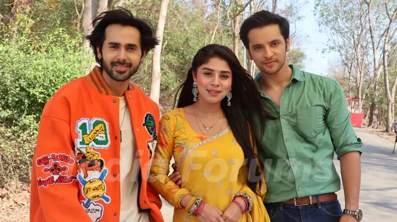 Randeep Rai, Adrija Roy and Shivam Khajuria snapped shooting on the sets Anupamaa