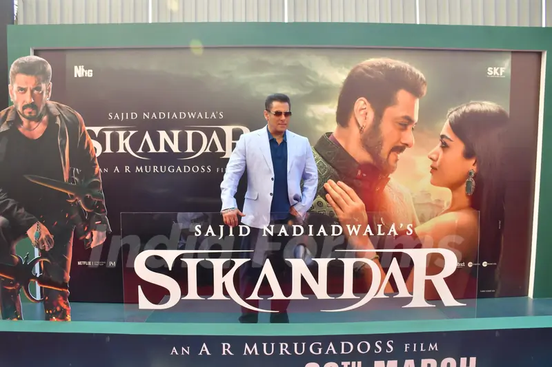 Salman Khan attends Sikandar trailer launch