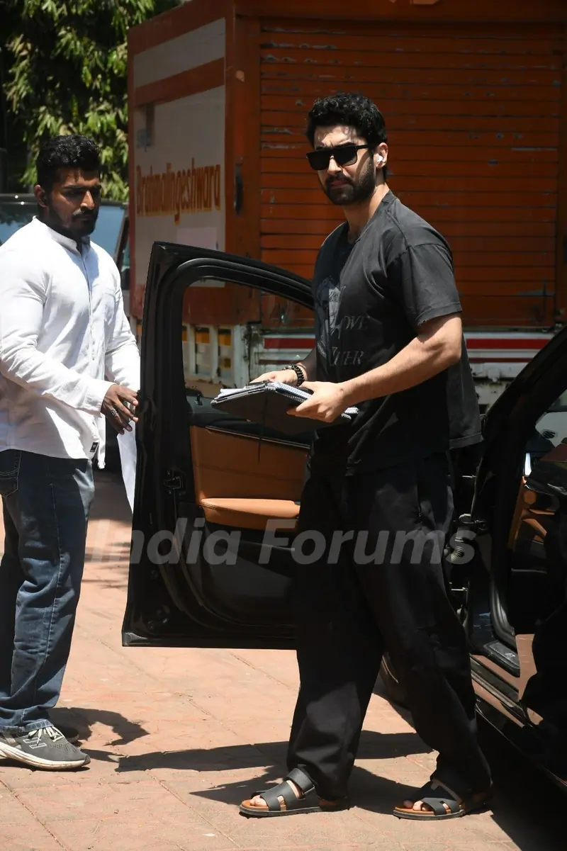 Laksh Lalwani snapped in Bandra