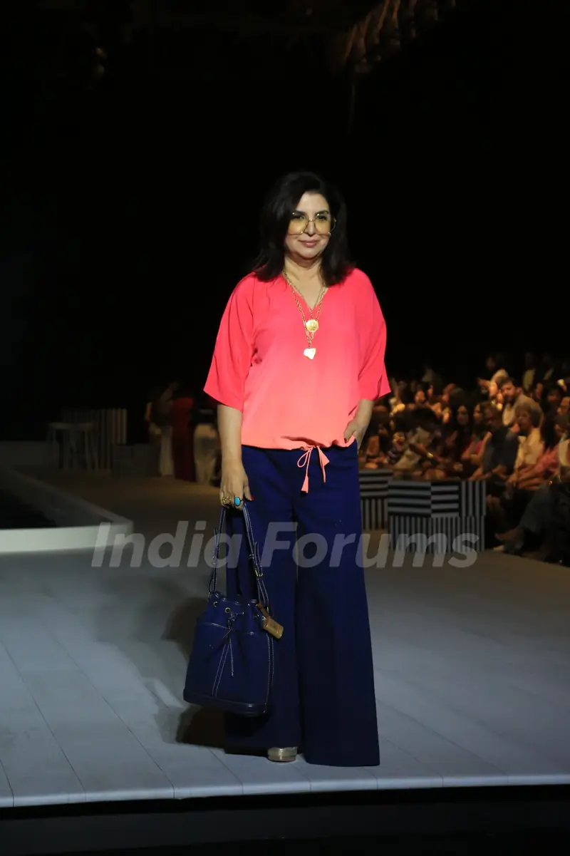 Farah Khan grace the Lakme Fashion Week 2025