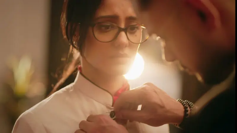 ‘It’s very awkward’: Ayesha Singh reacts to Adnan Khan’s coat button fixing scene on the set of Mannat