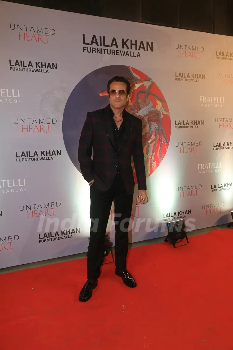 Fardeen Khan grace Laila Khan Furniturewalla’s art exhibition Untamed Heart
