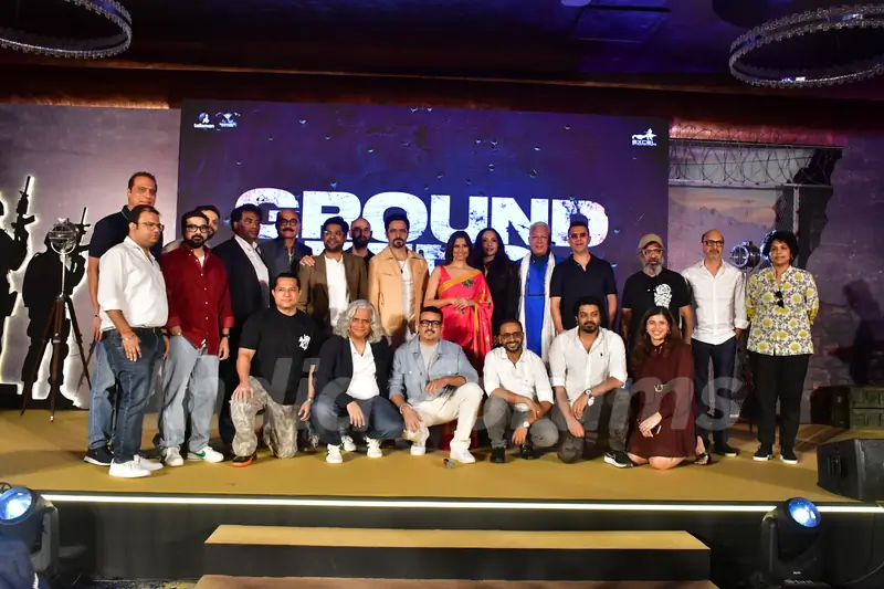 Emraan Hashmi, Sai Tamhankar and Zoya Hussain snapped at the trailer launch of 'Ground Zero'