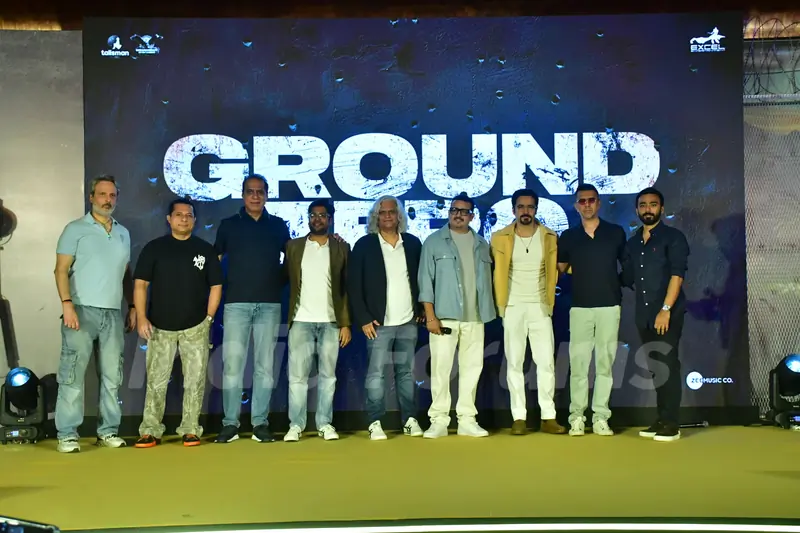Emraan Hashmi snapped at the trailer launch of 'Ground Zero'