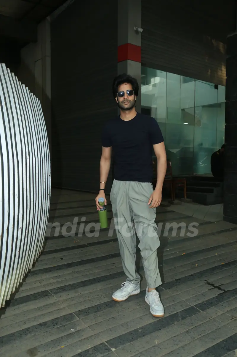 Aaman Devgan snapped in the city