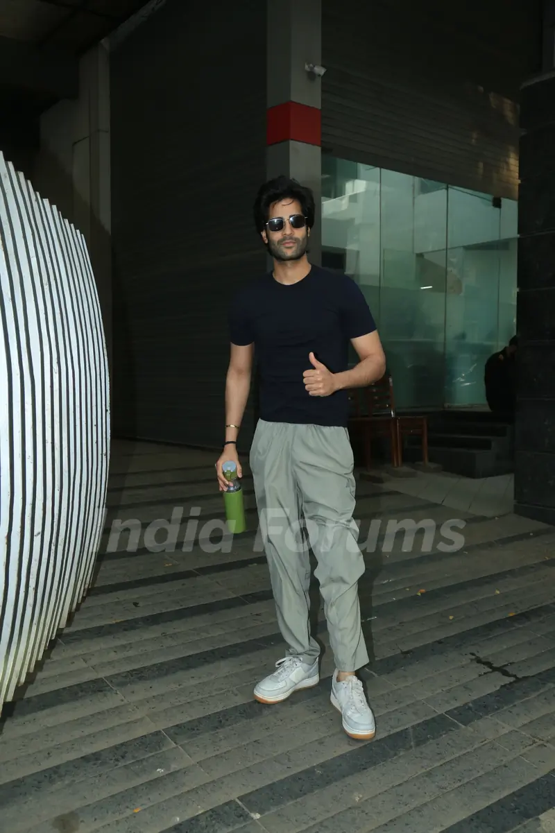Aaman Devgan snapped in the city