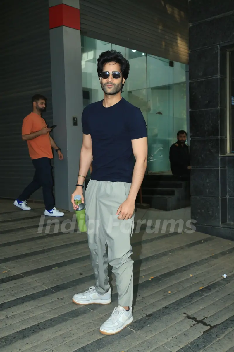 Aaman Devgan snapped in the city