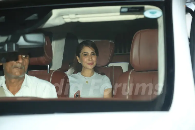 Kim Sharma snapped in the city