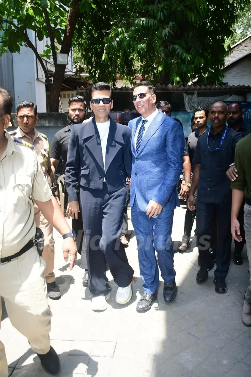 Akshay Kumar and Karan Johar host a press conference as a part of Kesari: Chapter 2 promotions