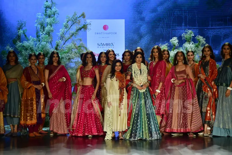 Kritika Kamra  turn showstopper for Swati Kapoor’s at Bombay Times Fashion Week 2025