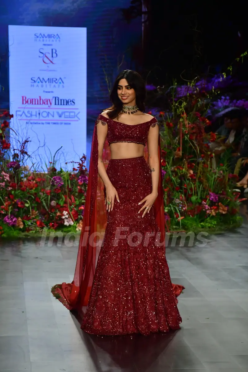 Khushi Kapoor grace the Bombay Times Fashion Week