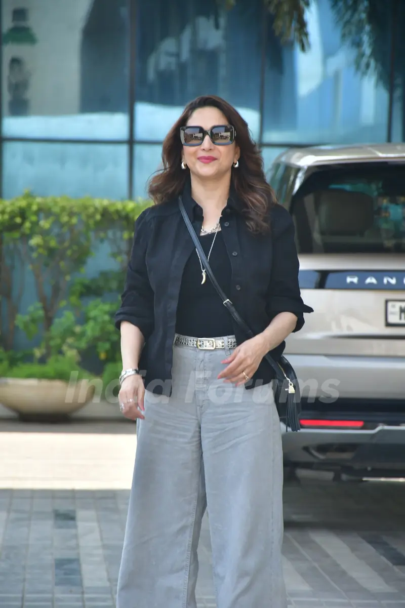 Madhuri Dixit spotted in the city 
