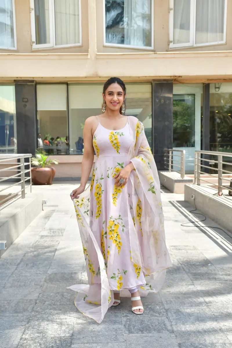 Akansha Ranjan snapped promoting Gram Chikitsalay