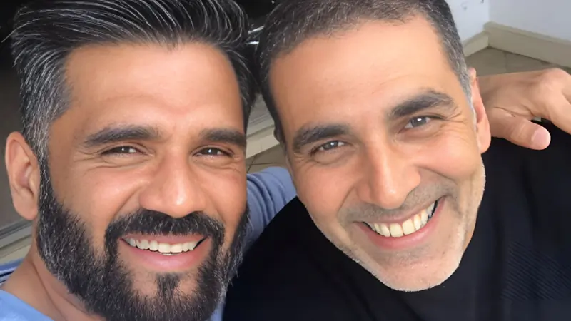 Suniel Shetty and Akshay Kumar