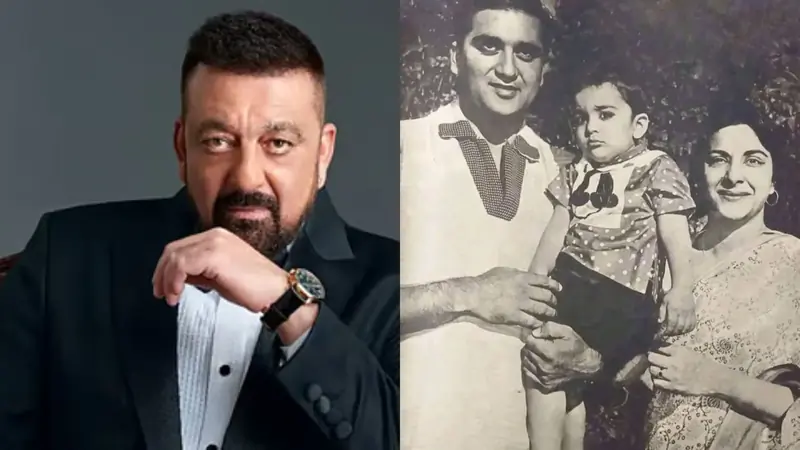 Sanjay Dutt, Sunil Dutt and Nargis Dutt