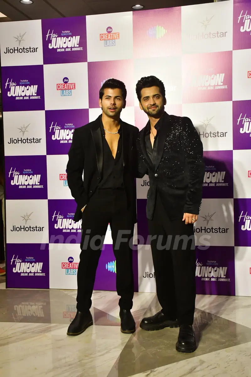 Siddharth Nigam and Sumedh Mudgalkar  grace at Hai Junoon launch, JW Marriott