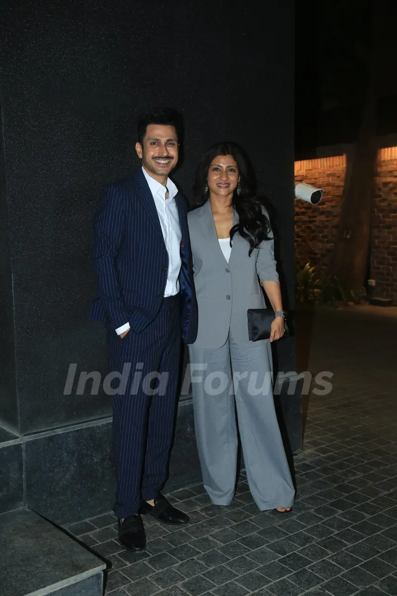 Konkona Sen Sharma and Amol Parashar attend the Gram Chikitsalay screening
