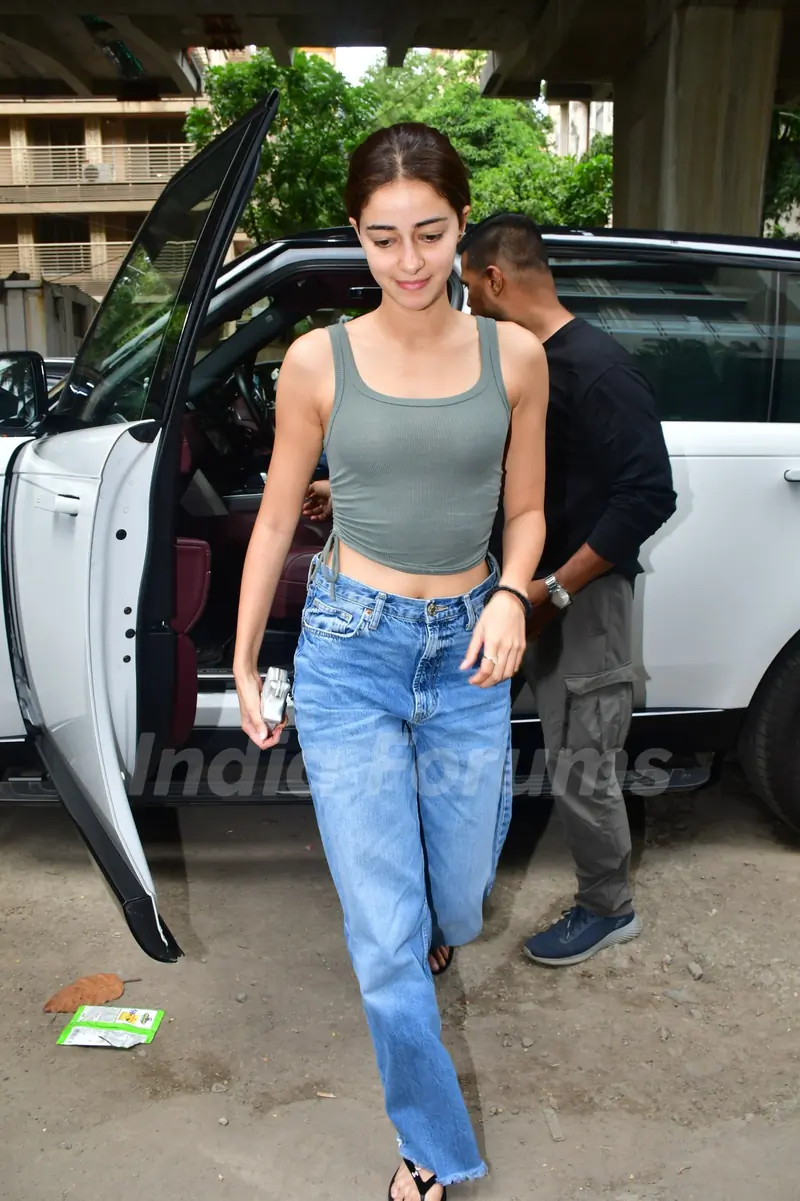 Ananya Panday snapped in the city