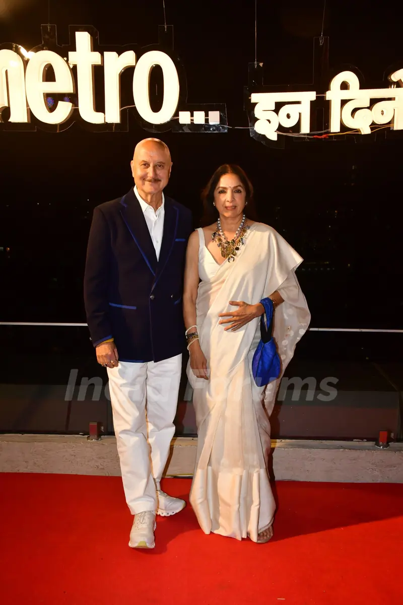 Anupam Kher and Neena Gupta graces the song launch of ‘Zamaana Lage’ from 'Metro In Dino'