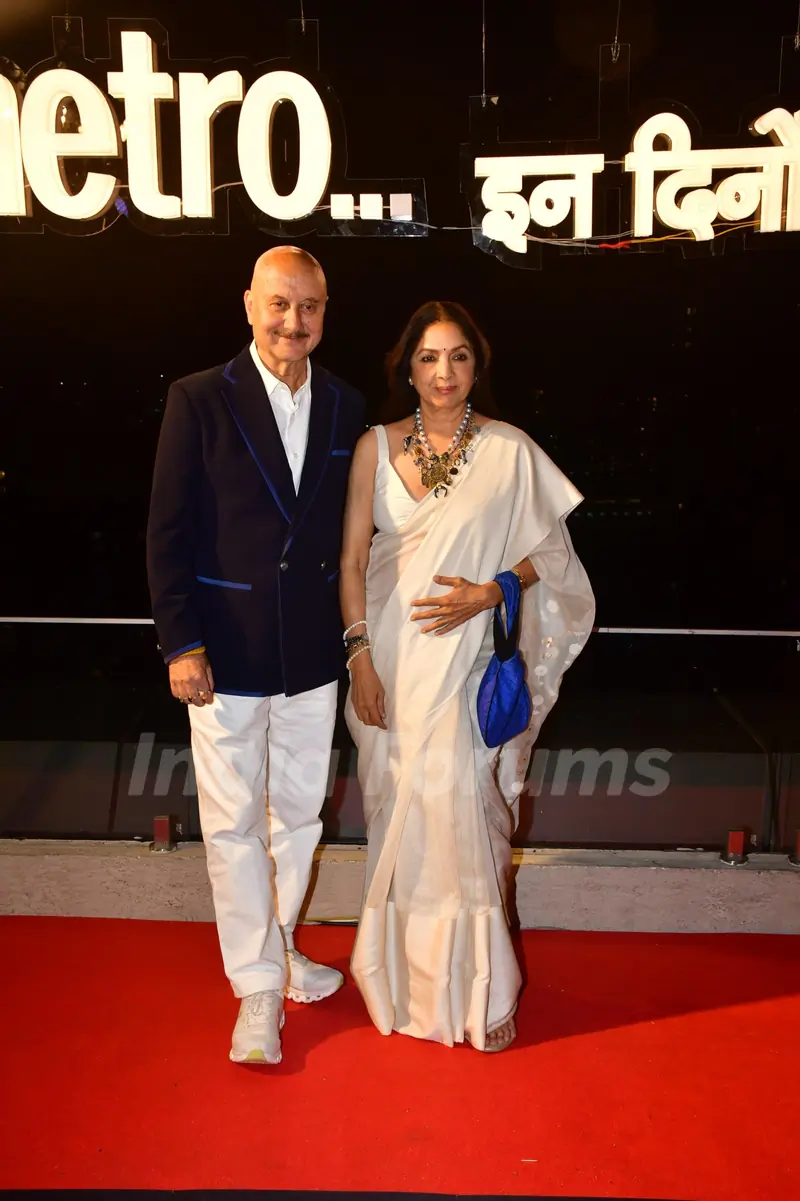 Anupam Kher and Neena Gupta graces the song launch of ‘Zamaana Lage’ from 'Metro In Dino'