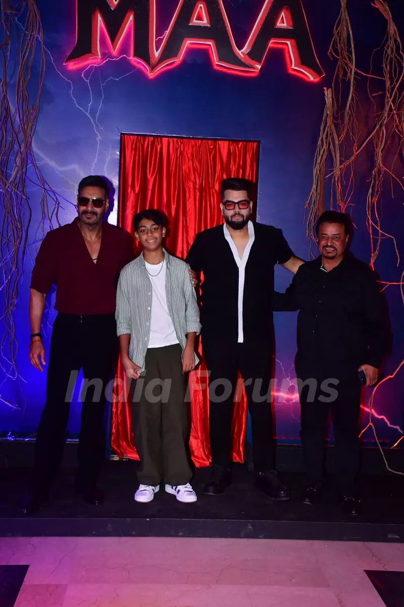 Ajay Devgn, Yug Devgn and others grace at the Trailer Launch of Maa