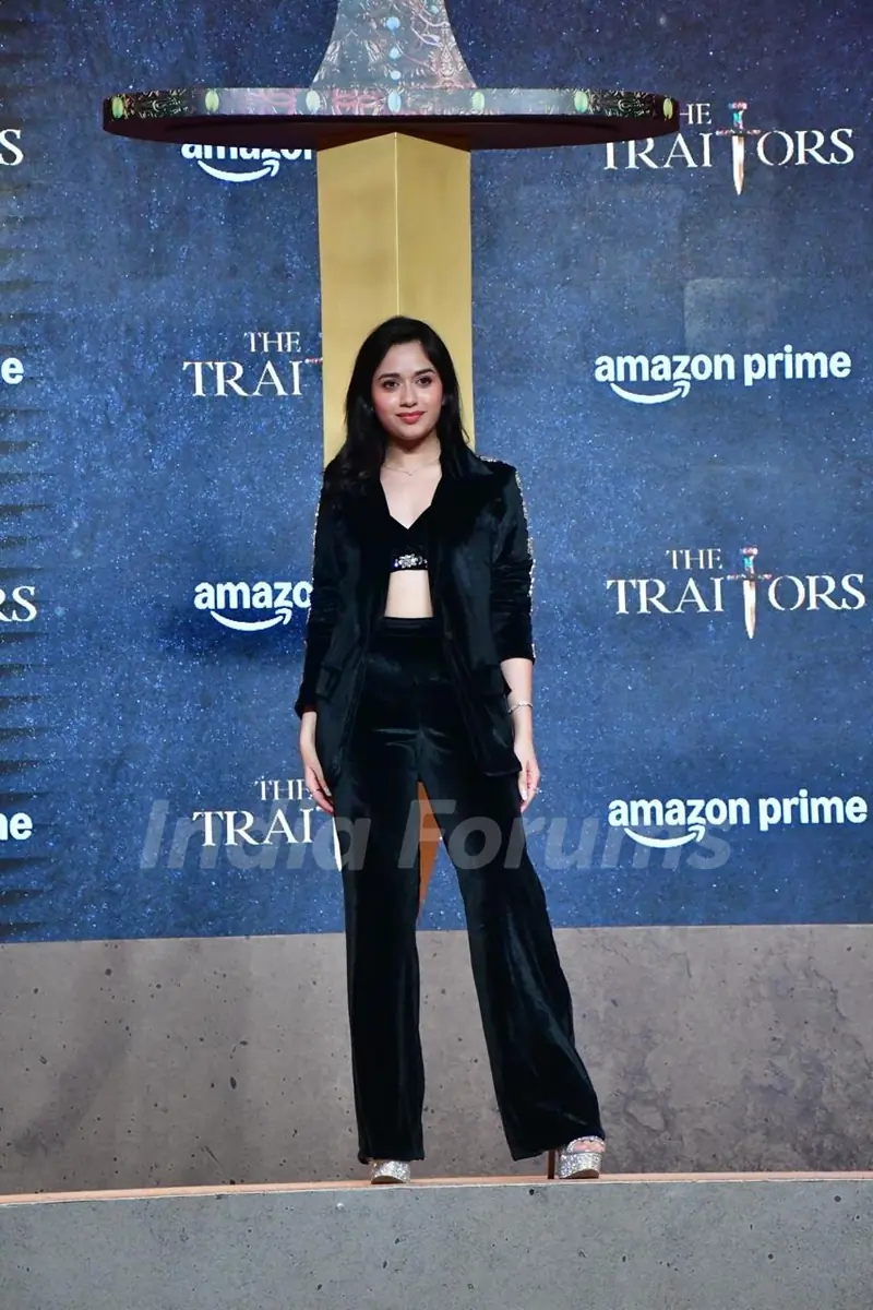 Jannat Zubair Rahmani grace at The Traitors trailer launch