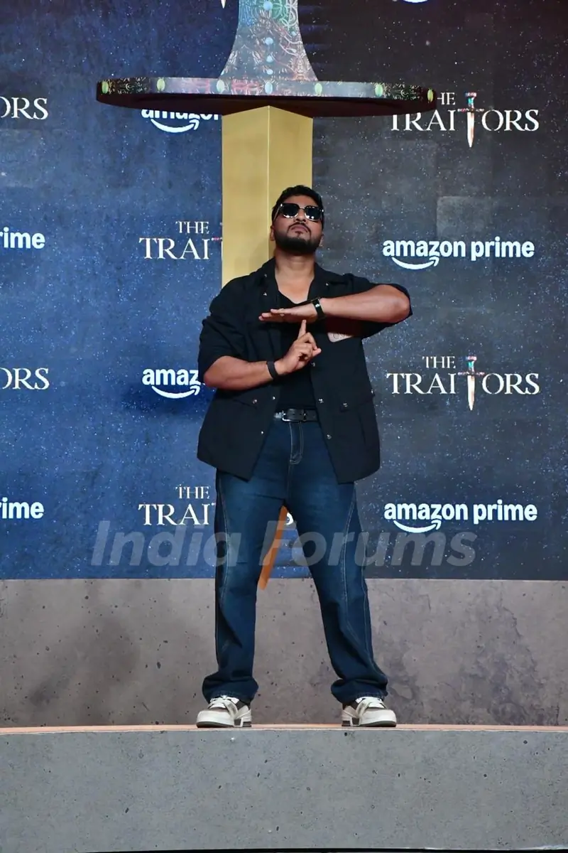 Raftaar grace at The Traitors trailer launch