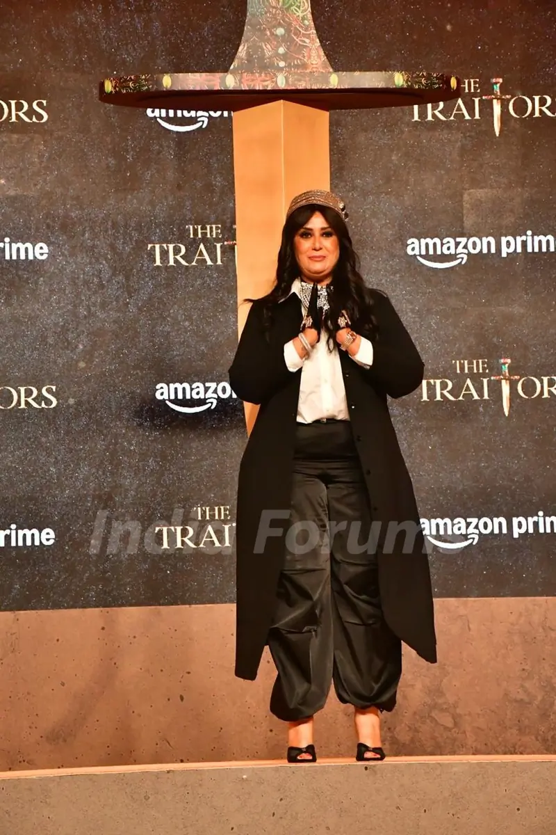 Janvi Gaur grace at The Traitors trailer launch