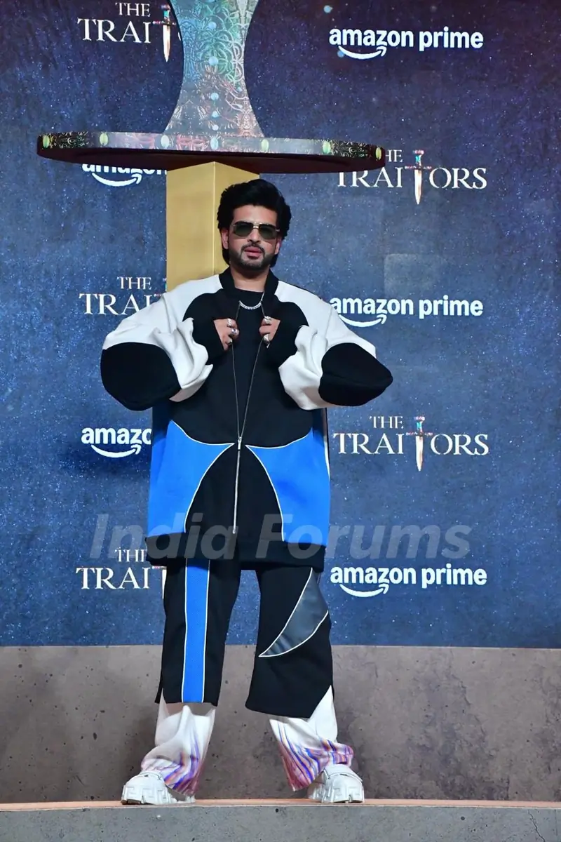 Karan Kundrra grace at The Traitors trailer launch