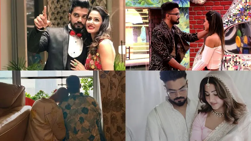 Hina Khan and Rocky Jaiswal
