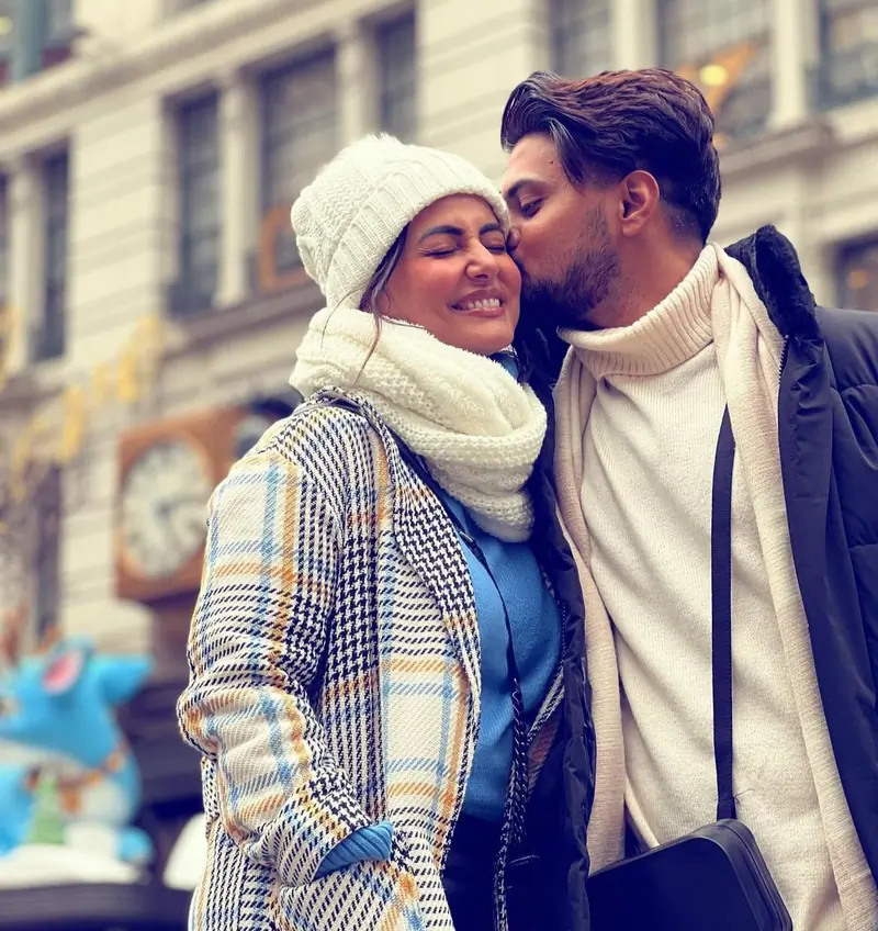 Hina Khan and Rocky Jaiswal