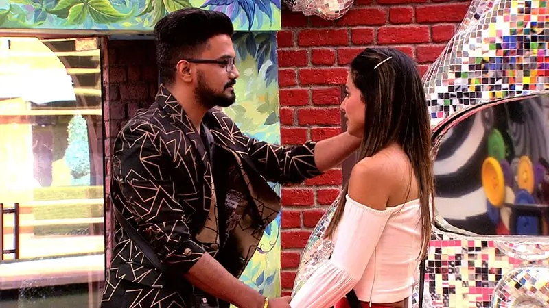 Rocky Jaiswal and Hina Khan