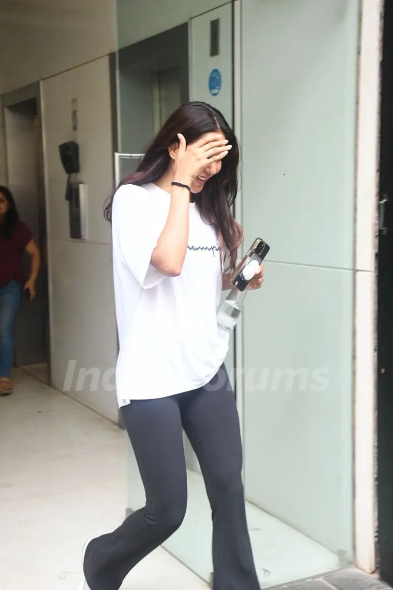 Sonam Bajwa snapped in the city