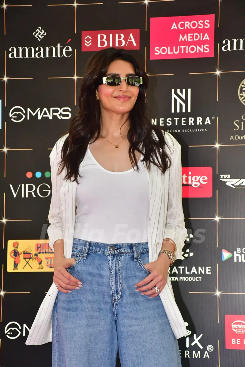 Karishma Tanna Snapped at Bollywood Hungama Style Icons Summit 2025