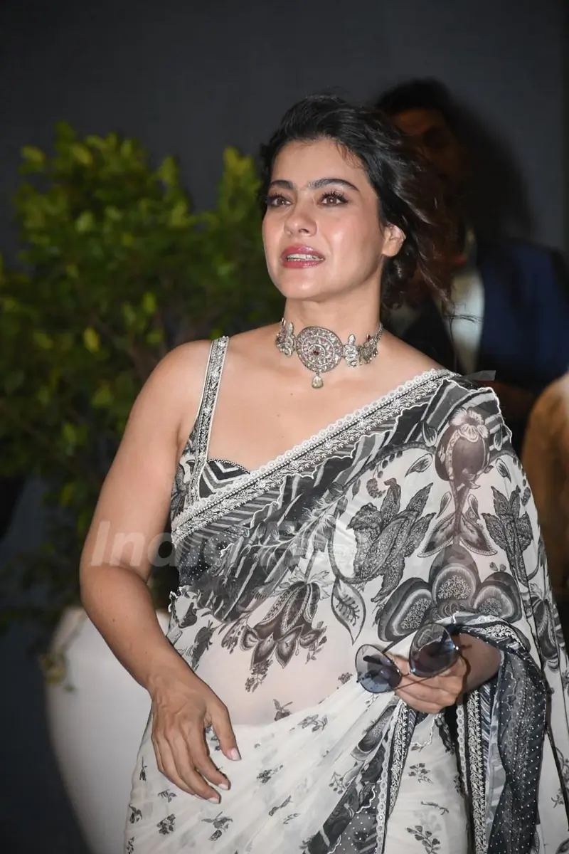Kajol snapped promoting her upcoming film 'Maa'