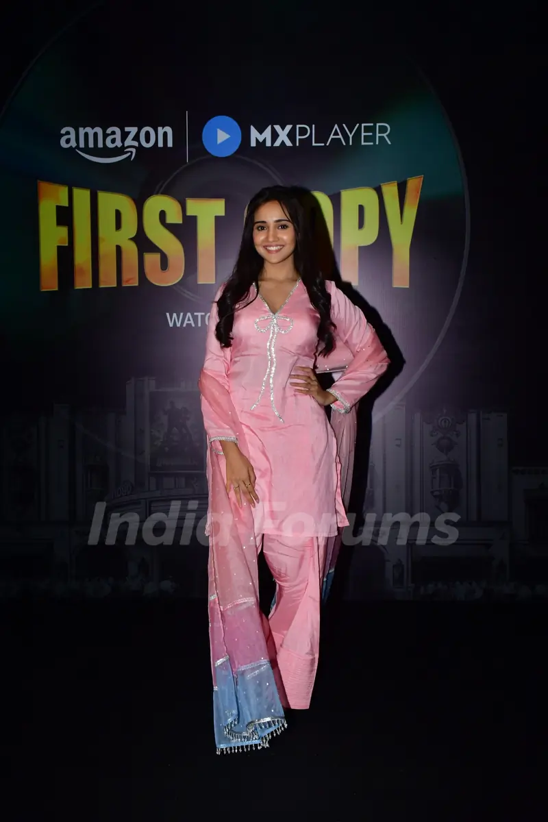 Ashi Singh spotted promoting their upcoming series: First Copy on Amazon MX Player