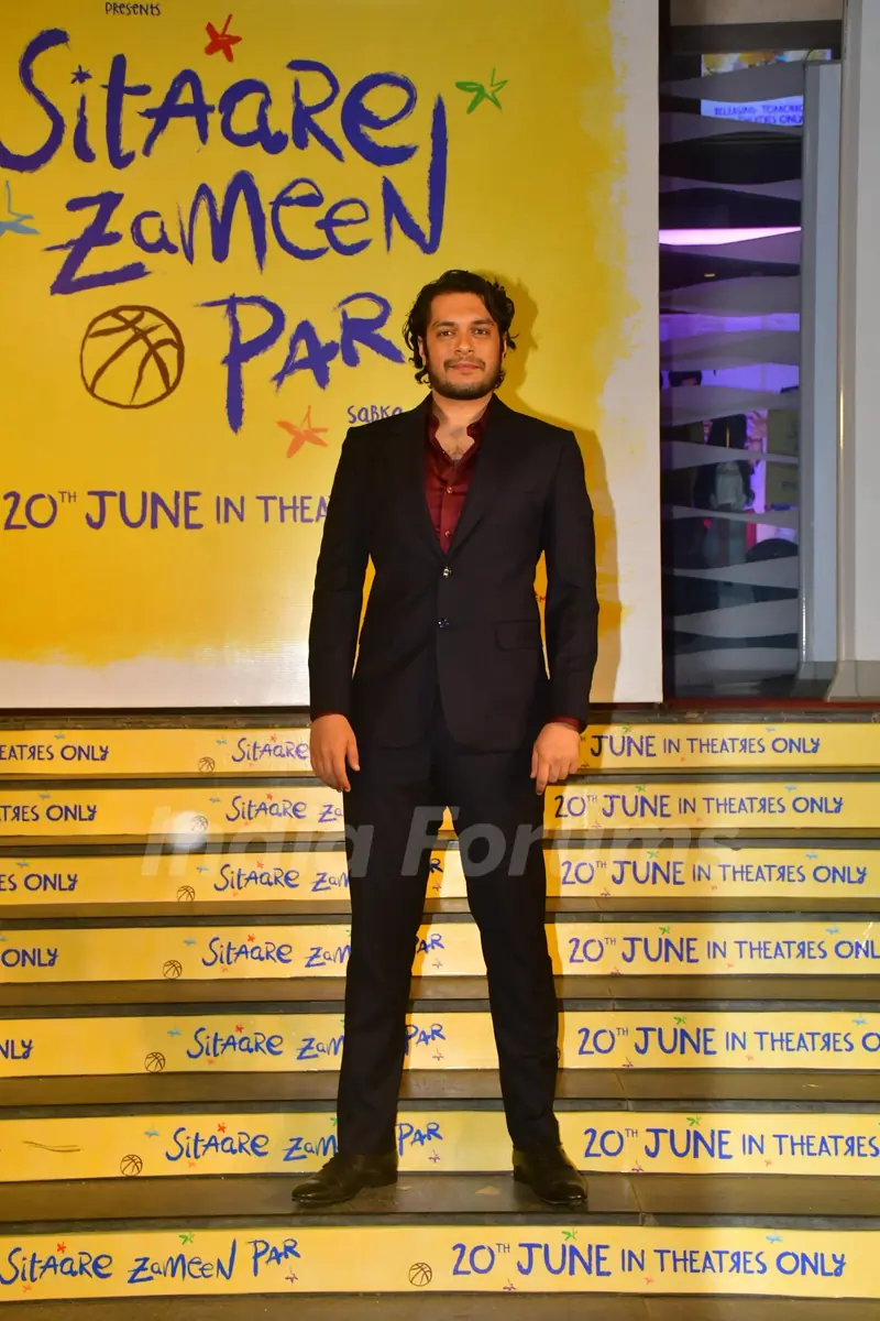 Junaid Khan snapped at the screening of 'Sitaare Zameen Par'