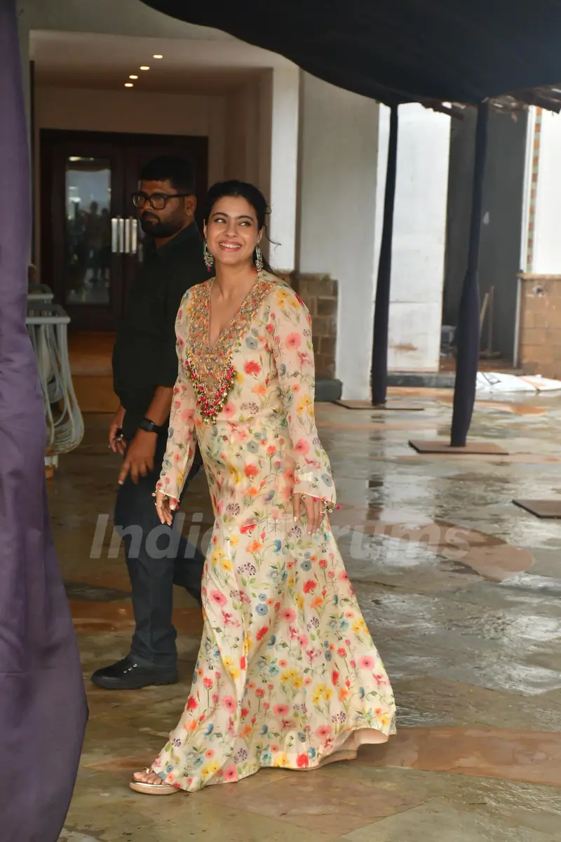 Kajol snapped promoting her film Maa