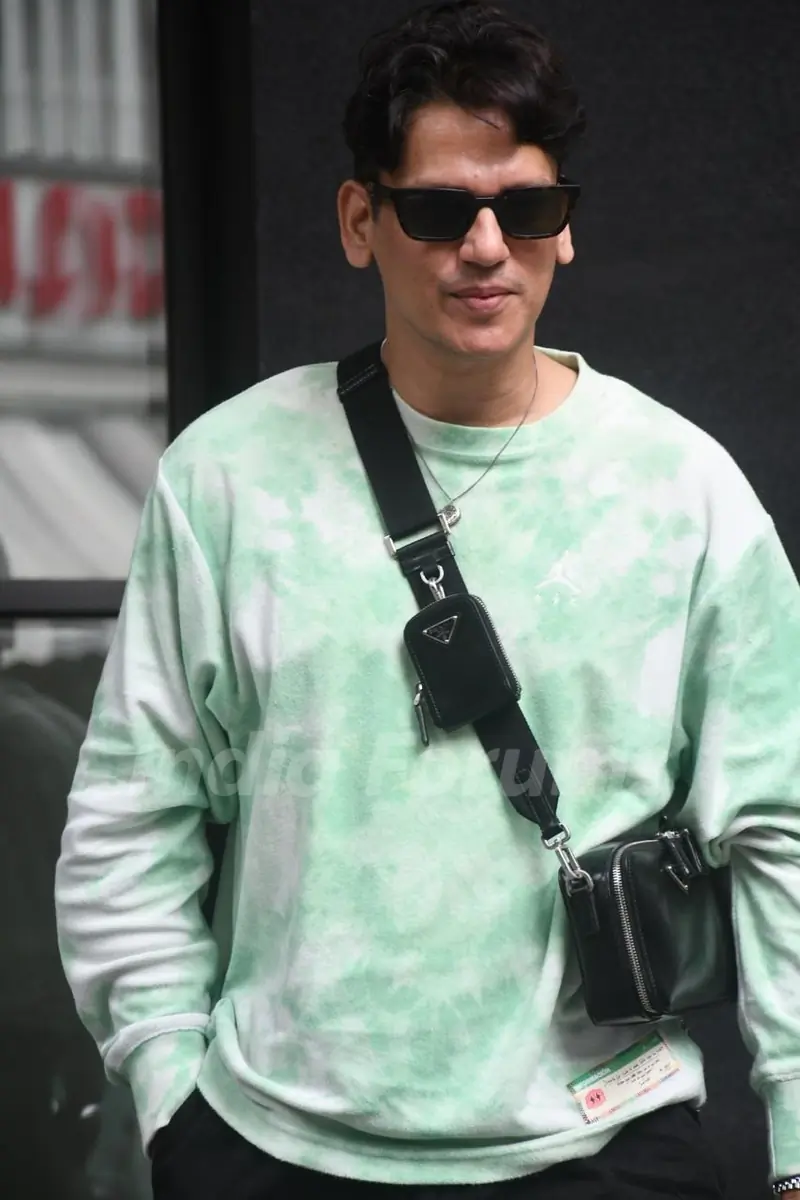 Vijay Varma snapped at excel office in Bandra