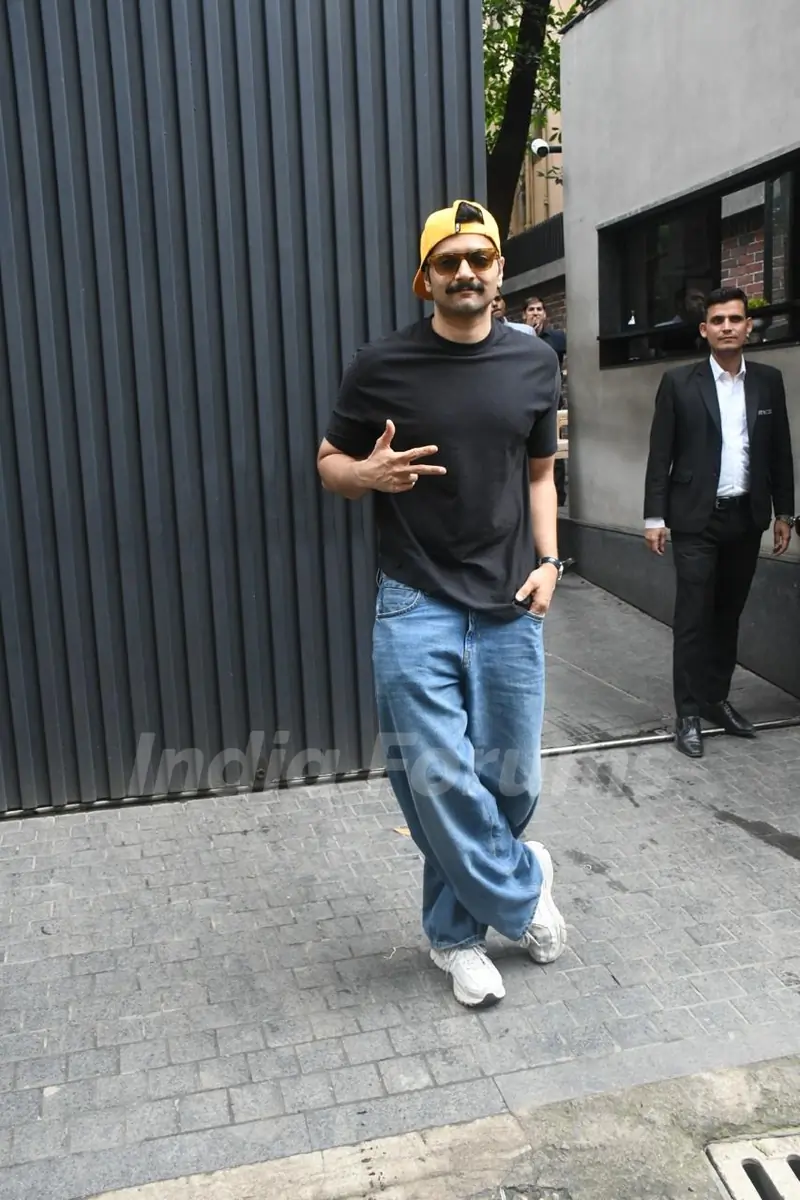 Ali Fazal snapped at excel office in Bandra