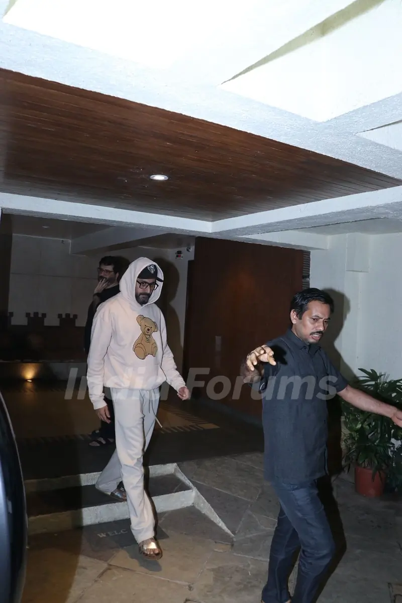 Abhishek Bachchan snapped in Juhu