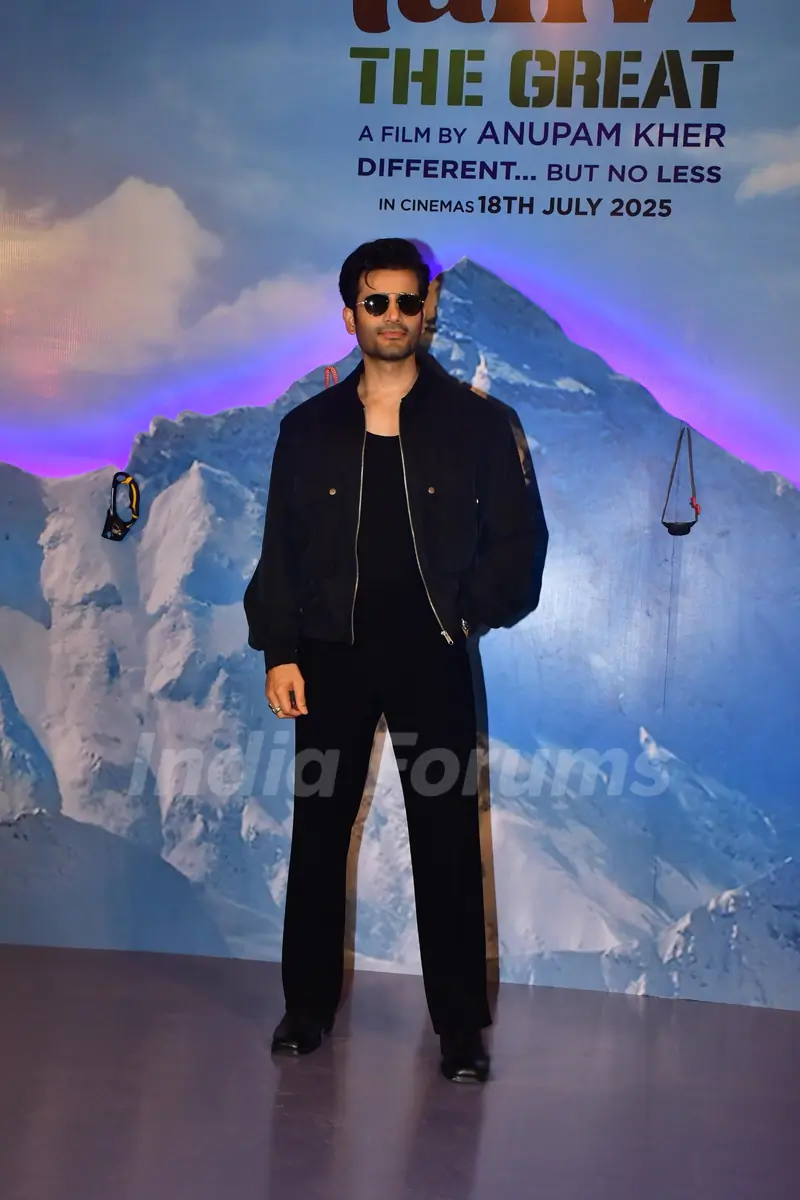 Karan Tacker grace the trailer launch of Tanvi The Great